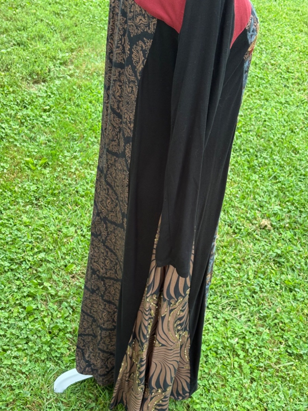 Soft Surroundings Artful Reverie Long Sleeve Maxi Dress, Size Small - Picture 5 of 9